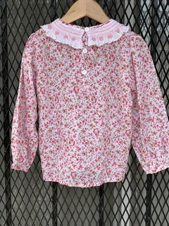 Blusa Punto Smock Flor de Cerezo en internet