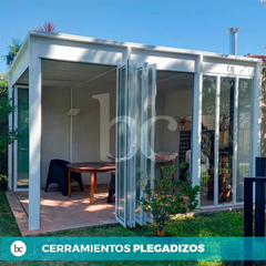 CERRAMIENTOS PLEGADIZOS EN ALUMINIO BLANCO - comprar online