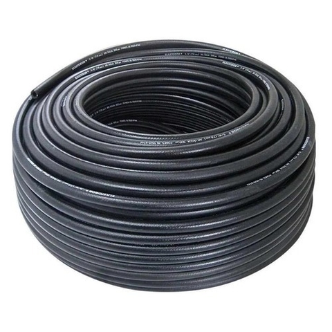 Rolo 50 mt Mangueira preta borracha 5/16 (preço p/ metro)