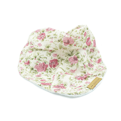 Babero Bandana Beige Flowers - Minoli