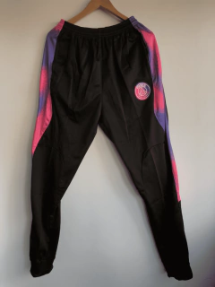 CALÇA PSG BLACK TANZANITE LOGO EMBURRACHADA