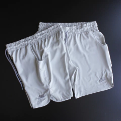 BERMUDA DRI-FIT NIKE BRANCO WHITE- BORDADO