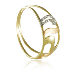 Anel feito com Ouro 18K Três Cores - comprar online
