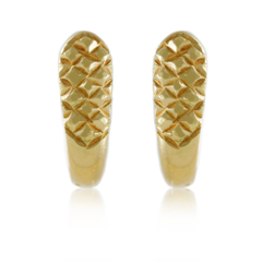 Brinco modelo Abacaxi feito com Ouro 18K