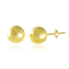 Brinco Bolinha feita em Ouro 18K