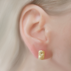 Brinco Trabalhado com Ouro 18K - comprar online