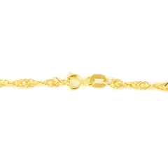 Corrente Singapura feita com Ouro 18K na internet
