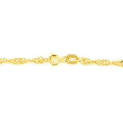 Corrente Singapura feita com Ouro 18K na internet