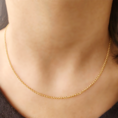 Corrente Feminina Portuguesa feita em Ouro 18K - comprar online