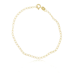 Pulseira Groumet feita com Ouro 18K