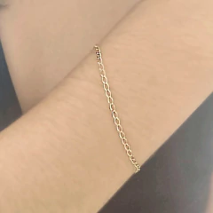 Pulseira Groumet feita com Ouro 18K - comprar online