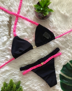 Biquíni Noronha Trançado Pink Neon - comprar online