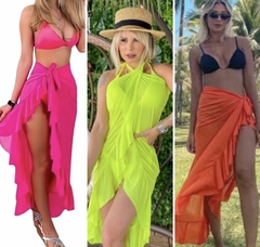 Saia Pareô Neon - Coconut Bikini - Moda Praia | Biquínis, Maiôs e Saídas de Praia