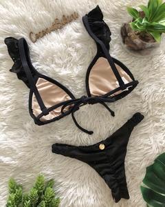 Biquíni Bali Laise Preta - Coconut Bikini - Moda Praia | Biquínis, Maiôs e Saídas de Praia