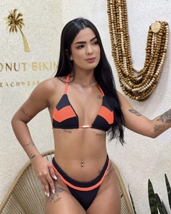 Biquíni Noronha Trançado Laranja Neon - comprar online