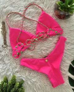 Biquíni Cozumel Pink e Verde Neon na internet
