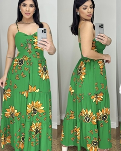 Vestido Estampado Girassol - comprar online