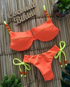 Biquíni Navagio Laranja Neon