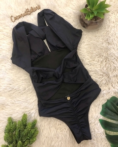 Maiô Cascais Preto - Coconut Bikini - Moda Praia | Biquínis, Maiôs e Saídas de Praia