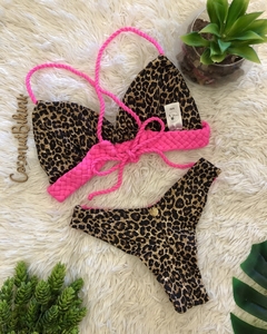 Biquíni Cozumel Animal Print e Pink na internet