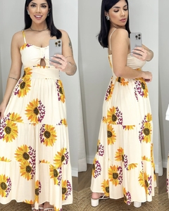 Vestido Estampado Girassol