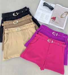 Short Alfaiataria com Cinto