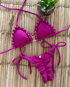 Biquíni Canavieiras Pink Miçangas - comprar online