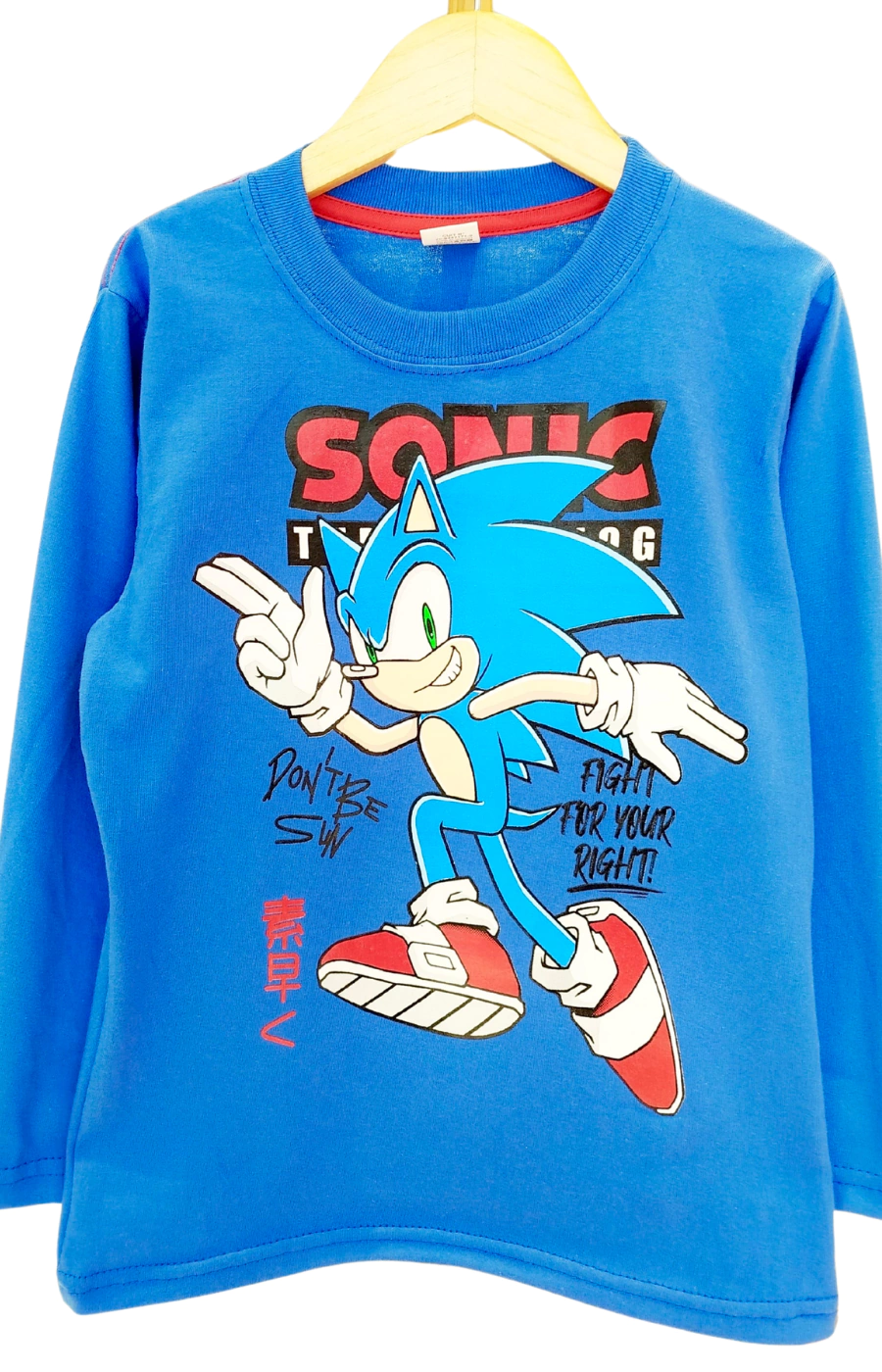 Remera Manga Larga SONIC (R107)