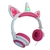 Fone de Ouvido Headset Unicórnio Com Fio (INOVA LED FON-8524) na internet