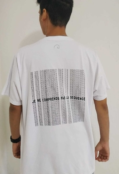Camiseta Oversized Branca Unissex - La Sequence - comprar online