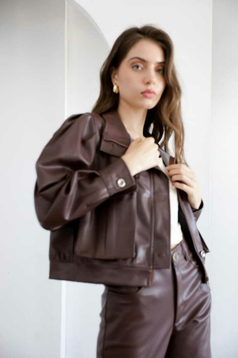 Campera Ecocuero - comprar online