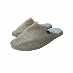 PANTUFLA ABIERTA 2369 BEIGE PU - comprar online