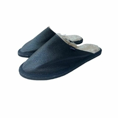 PANTUFLA ABIERTA 2367 BLACK PU - comprar online
