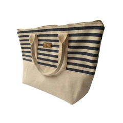 HAND BAG 508434 RAYA AZUL-CRUDO - comprar online