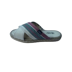 SANDALIA CRUZADA 2390 MULTICOLOR-CRUDO - comprar online