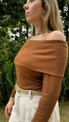 Blusa Luisa Marrom - comprar online