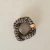Napkin ring Espiga collection (jute and black) - buy online
