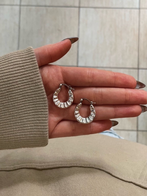 argollas infladas textura