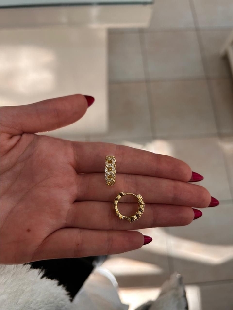 argollita cadena strass