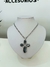 Collar cruz piedra xl