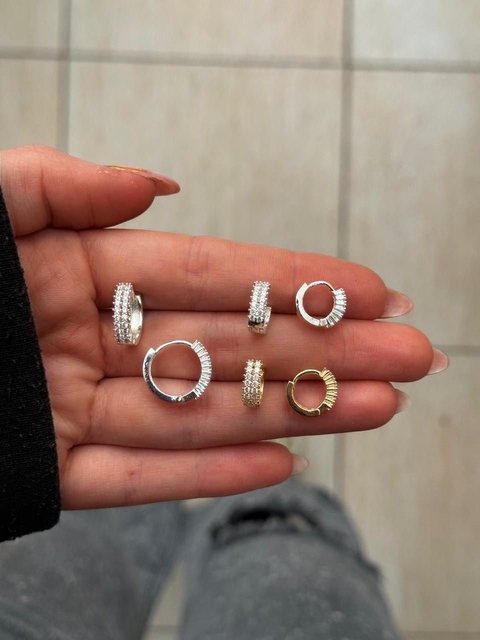 Argollitas picquitos strass