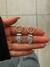 Argollitas lluvia strass