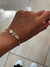 Pulsera de flor con strass