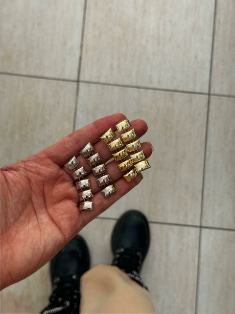 Aros cubitos colgantes