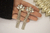 strass flor con cadena