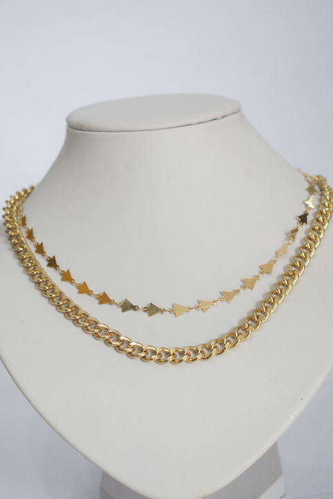 gargantilla doble pico