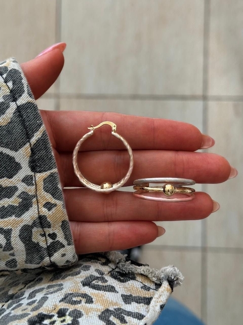 argollas triple pastel