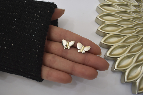 pasante mariposa oro y plara