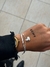 Pulsera doble dije corazon