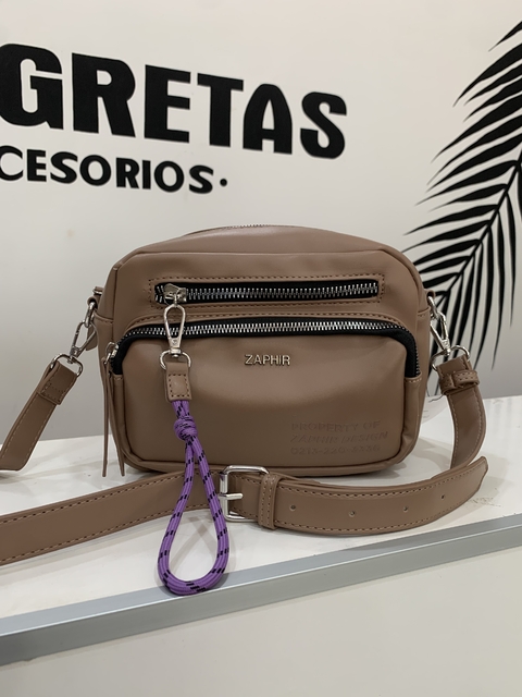 Bandolera Zaphir chocolate